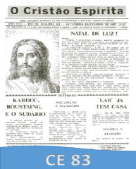 Capa da Edição 83 de O Cristão Espírita