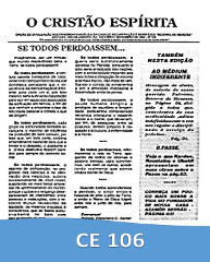 Capa da Edição 106 de O Cristão Espírita