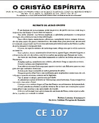 Capa da Edição 107 de O Cristão Espírita