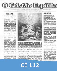 Capa da Edição 112 de O Cristão Espírita