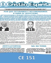 Capa da Edição 151 de O Cristão Espírita