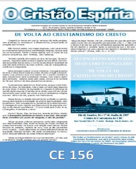 Capa da Edição 156 de O Cristão Espírita