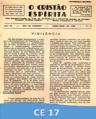 Capa da Edição 17 de O Cristão Espírita