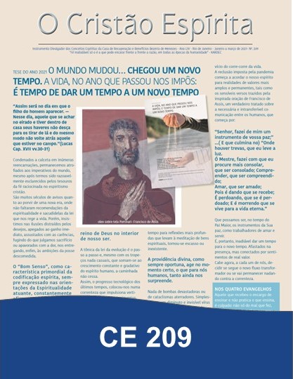 Capa da Edição 209 de O Cristão Espírita