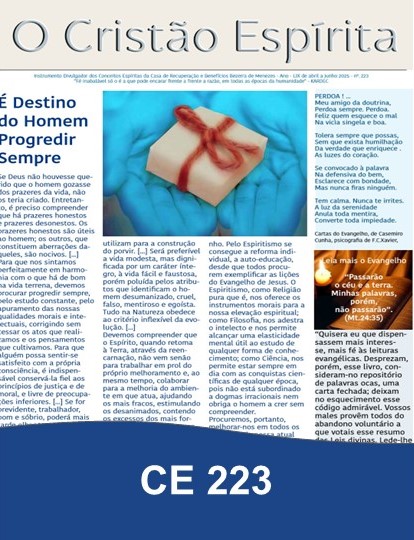 Capa da Edição 223 de O Cristão Espírita