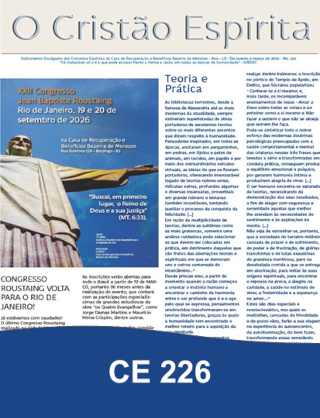 Capa da Edição 226 de O Cristão Espírita