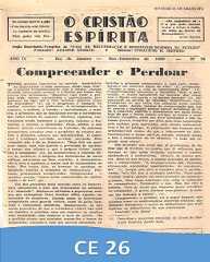 Capa da Edição 26 de O Cristão Espírita