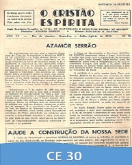 Capa da Edição 30 de O Cristão Espírita