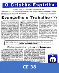 Capa da Edição 38 de O Cristão Espírita
