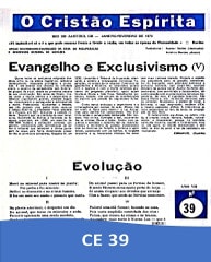 Capa da Edição 39 de O Cristão Espírita