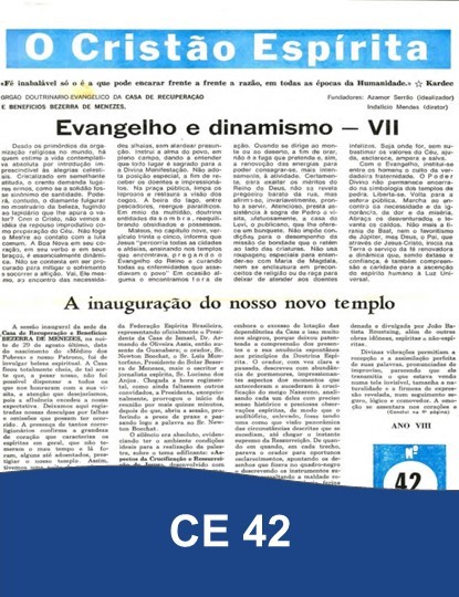 Capa da Edição 42 de O Cristão Espírita