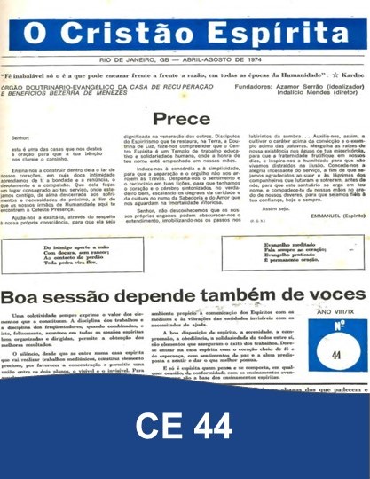 Capa da Edição 44 de O Cristão Espírita
