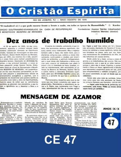 Capa da Edição 47 de O Cristão Espírita