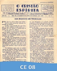 Capa da Edição 08 de O Cristão Espírita
