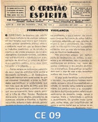Capa da Edição 09 de O Cristão Espírita