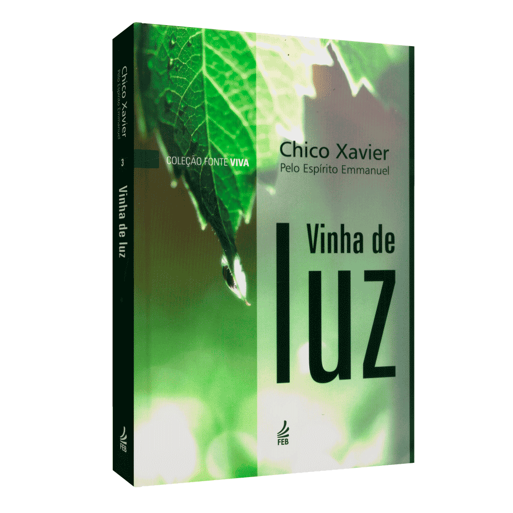 Capa do volume Vinha de Luz, de Francisco Cândido Xavier, por Emmanuel